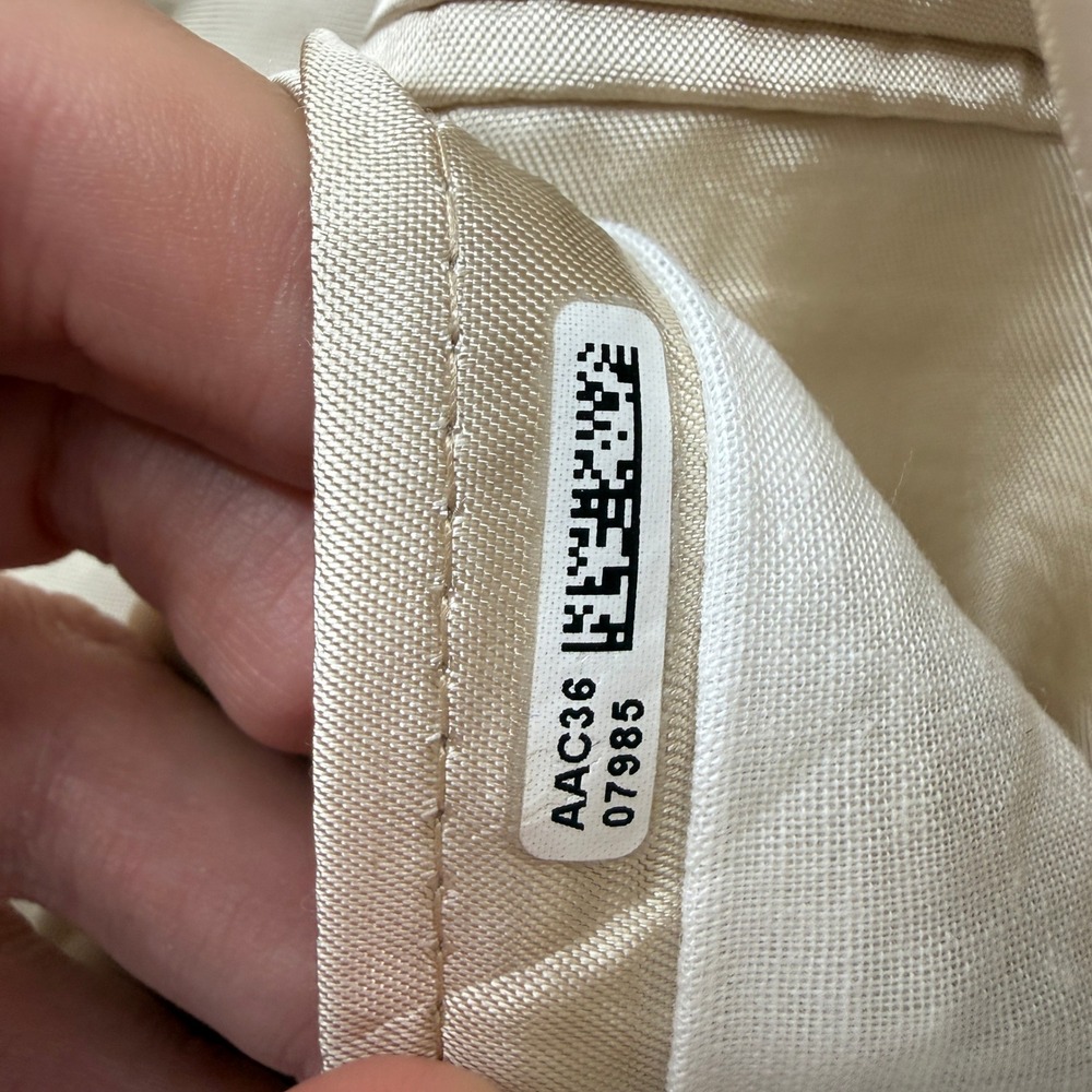 Brooks Brothers Blazer Mens 42 Beige Two Button Sport Coat Made in USA - Picture 13 of 16